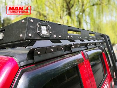 China Q235 Steel Heavy Duty Wrangler JK JL JEEP Roof Rack With LED for sale