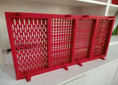 China Mining Industrial Dewatering 30mm Pu Screen Panel for sale