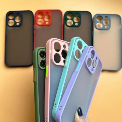 China Frosted Matte Phone Case Slim Fit Skin Feel Mobile Phone Cover Case for sale