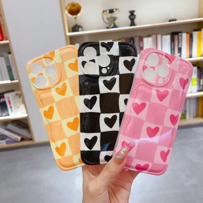 China Painting Electroplated Iphone Cover Air Cushion Soft TPU Mobile Sublimate Phone Case for sale