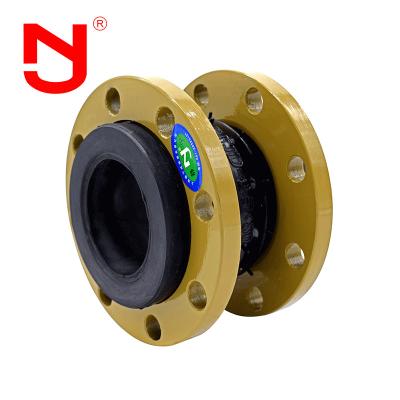 China DN1200 Rubber Expansion Joint Flanged Connection DIN Flange Type for sale