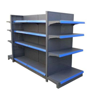 China The Convenience Store Shelves Display Shelves Single-Side And Double-SIded Punch Supermarket Store Shelves for sale