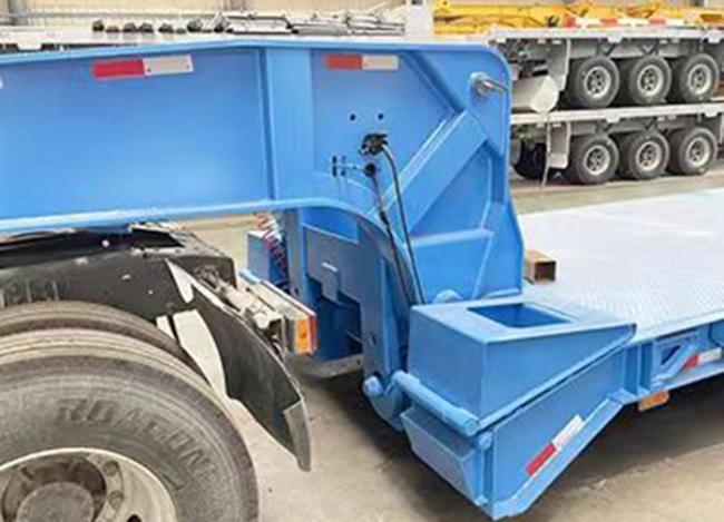 120 Ton 150 Tons Heavy Duty Gooseneck Low Loader/Lowbed/ Lowboy Truck Semi Trailers for Excavator Transport