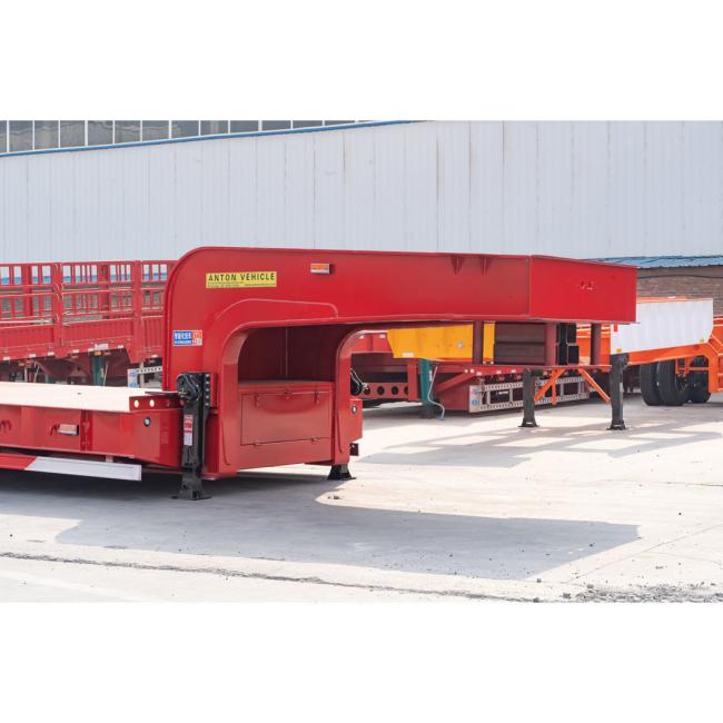 Excavator Transport Gooseneck Lowboy/Low Bed/Lowbed Semi Truck Trailer