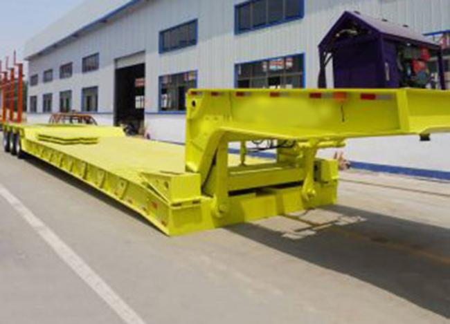40FT 20FT Container Chassis Lowbed Semi Trailer Flatbed Transport Semi Trailer for Sale