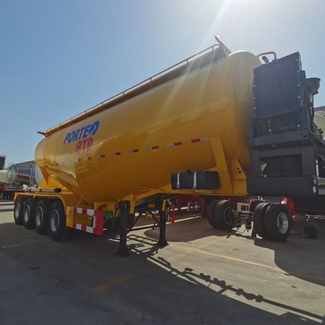 Efficient Flour Bulk Cement Hauling Semi Trailer High-Capacity Tank Trailer
