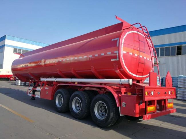 3 Axles 40000L -54000L Petrol Oil Tanker Fuel Tank Semi Trailer for Sale
