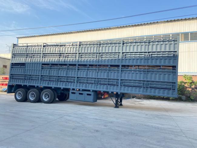 Livestock Trailer High Speed Welded Truck Trailer for Sheep