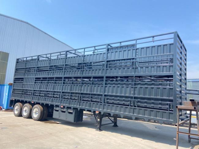 Livestock Trailer High Speed Welded Truck Trailer for Sheep