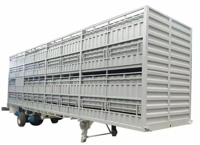 Chinese Factory Agricultural Trailer Livestock Semi Trailer for Cow or Sheep