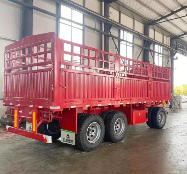 25t-35t Heavy-Duty Cargo Durable Draw Bar Full Trailer for Sale