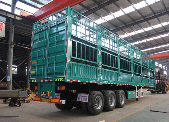 China Brand New Anton Livestock Bulk Goods Truck Trailer Fence Cargo Semi Trailer Can Be Customizable