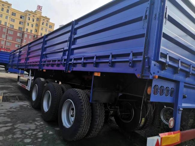 3 Axle Van Box Semi Trailer for Salt Transportation in Africa