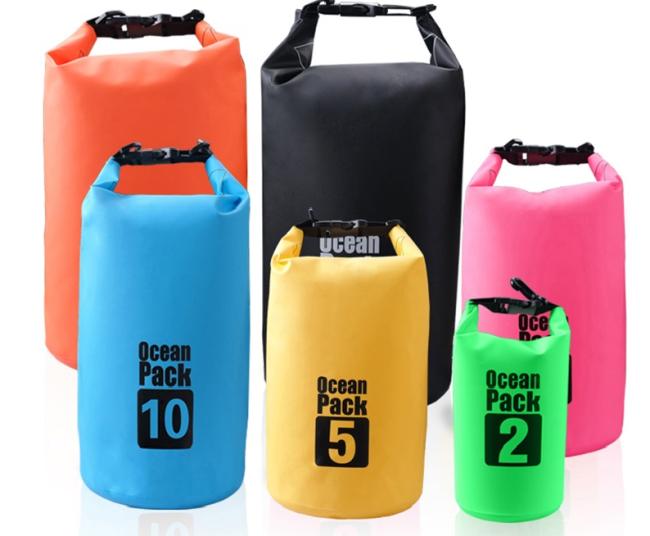 Travel Light weight Outdoor 500D PVC Tarpaulin Custom logo dry bag waterproof dry bag backpack