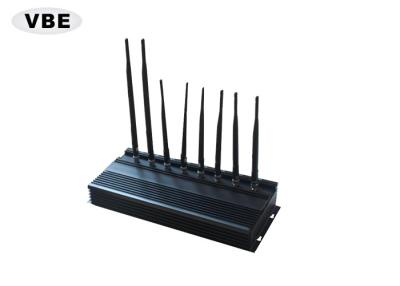 China 8 Bands  16W 2G 3G 4G 5G WIFI Cellphone Jammer , Wifi Device Blocker For Conference Room, Cell Phone Jammer for sale