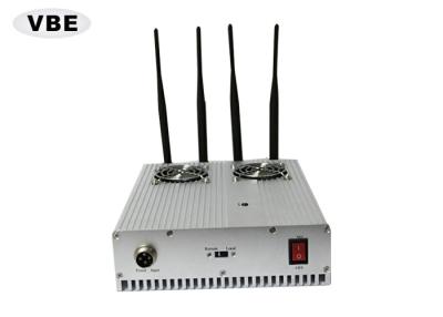 China Indoor Cell Phone Signal Jammer 2G/3G/4G Signal Blocker Remote Control Range 1 - 5m, Indoor RF Signal Jammer for sale