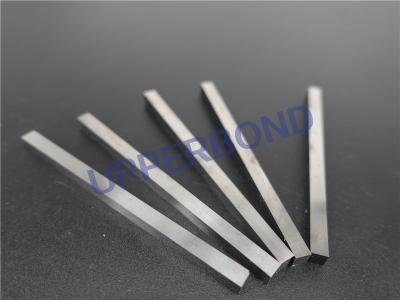 China Tipping Paper Cutter Cigarette Machine Knife Rectangular Tungsten Carbide Strip Blade for sale