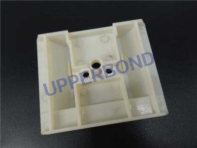 China Plastic White Guide Box HLP Cigarette Machine Spare Parts for sale