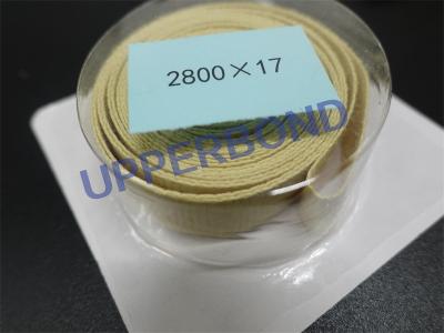 Chine Le format 17*2800 attache du ruban adhésif à la bande de fibre de Kevlar pour la machine de cigarettes de MK8 MK9 à vendre