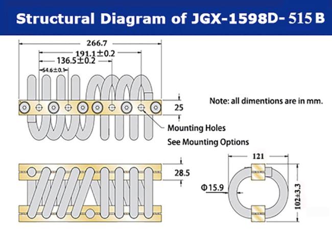 JGX-1598D-515B structural diagram
