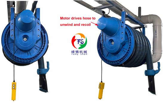 Exhaust Hose Reel Application Image 1