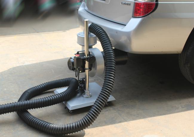 Portable Exhaust Extractor in use