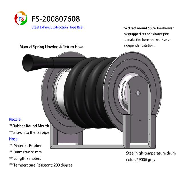 Exhaust Hose Reel Image 1