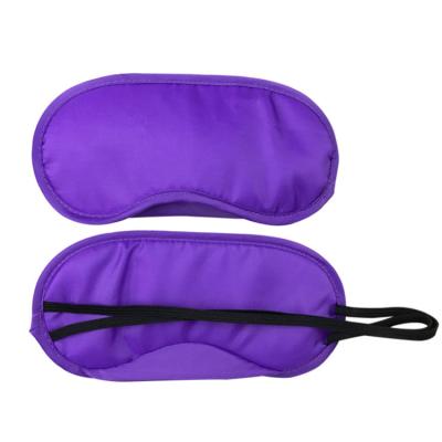 China Polyester 3D Sleeping Eye Mask Silk Screen Imprint Blackout Eye Covers for sale