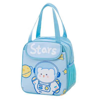 China Kids Oxford Fabric Insulated Cooler Bag Waterproof Thermal Lunch Bag For Food Delivery for sale