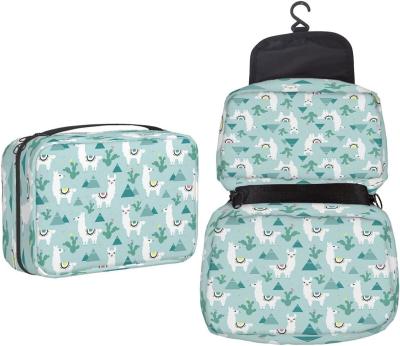 China Travel Bag Cactus And Mountains Hanging Toiletry Bag School Office Makeup Bag for sale