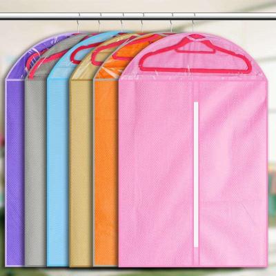 China 60*90cm Hanging Dress Storage Bags Breathable Non Woven For Suit for sale