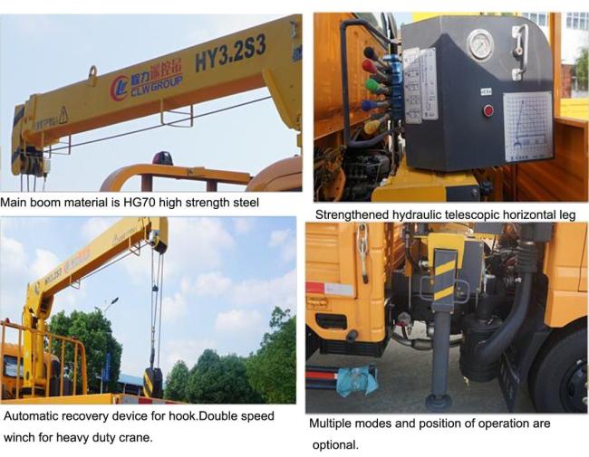 Japan Kv600 Lorry Mini Truck Mounted Lqs78A Knuckle Boom Crane Price