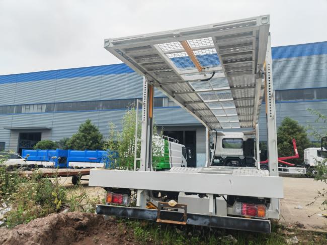 Rear ISUZU GIGA 4x2 5 Car Carrier Truck High Capacity 5 Units Vehicle Transport Tow Truck