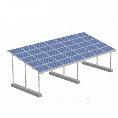 China 10KW 30KW Carport Solar Systems 1.4KN/M2 Max. Snow Load Hot Galvanized Steel for sale