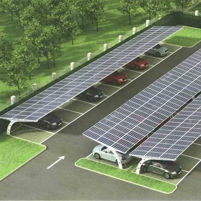 Chine Outre de la grille le parking en acier a jeté les systèmes à énergie solaire de support de panneau à vendre