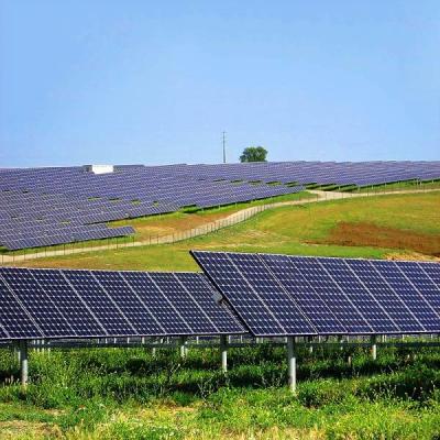 China Pilha moída da planta da montagem do painel SUS304 solar sistemas à terra de aço inoxidável à venda