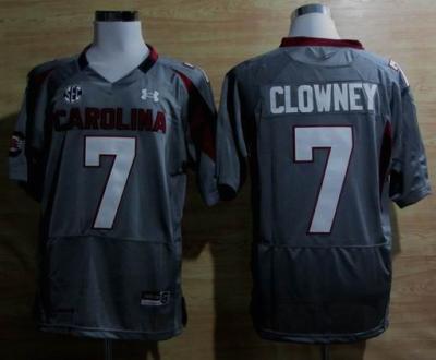 China Under Armour South Carolina Javedeon Clowney 7 New SEC Patch NCAA Football for sale
