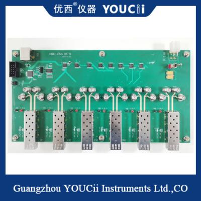 China SFP28 25G Test Board 5G Module Light Source Monitoring Test Board for sale