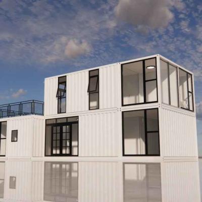 China Double Story Modular House  For Office And Prefabricated House For Rent for sale