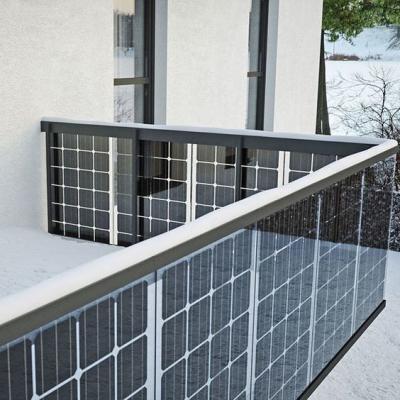 China Sustainable Energy Efficiency BIPV Glass Railing Systems With Cutting Edge for sale