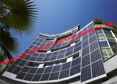 China Solar BIPV Fireproof Glass Facade Curtain Wall Building Integrated Photovoltaic 5mm 9A 5mm for sale