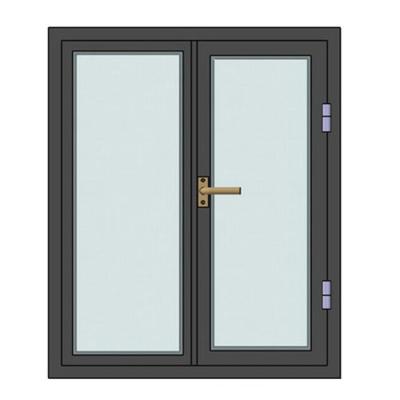 China ISO3834 Toughened Glazed Glass Fire Rated Door Fireproof for sale