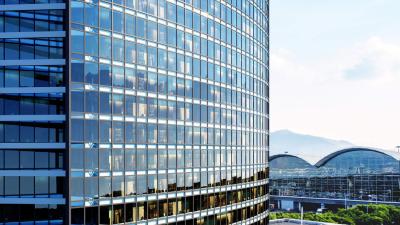 China Pared de cristal de aluminio aislador para los hoteles de los edificios de oficinas en venta