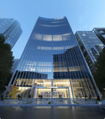 Chine 6005 double façade vitrée de verticale en verre structurelle en aluminium de la façade 6mm à vendre