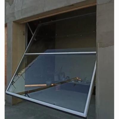 China Steel Frame Counterweight Tilt Up Glass Doors For Commercial Building for sale
