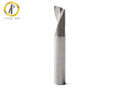 China Moinho de extremidade contínuo HRC45 da flauta do carboneto de tungstênio único à venda