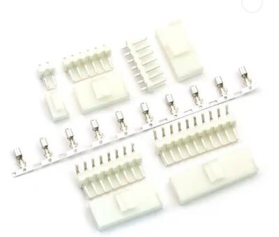 China VH3.96 Wire To Board Connector  2-12 PIN Wafer Straight R/A White Sn Plated Single Row for sale