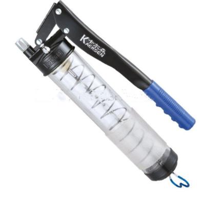 China Die Cast Head Cap Transparent Automatic Grease Gun for sale