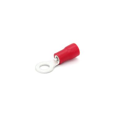 China Tin Plated Copper Vinyl Insulated Ring Terminal 0.5-6mm2 Crimped for sale