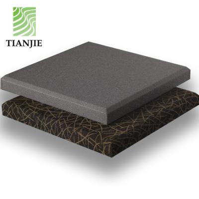 China Fireproof and eco-friendly hot sales! Decorative Sound Proof And Absorbing Acoustic Fabric Panel For Cinema for sale